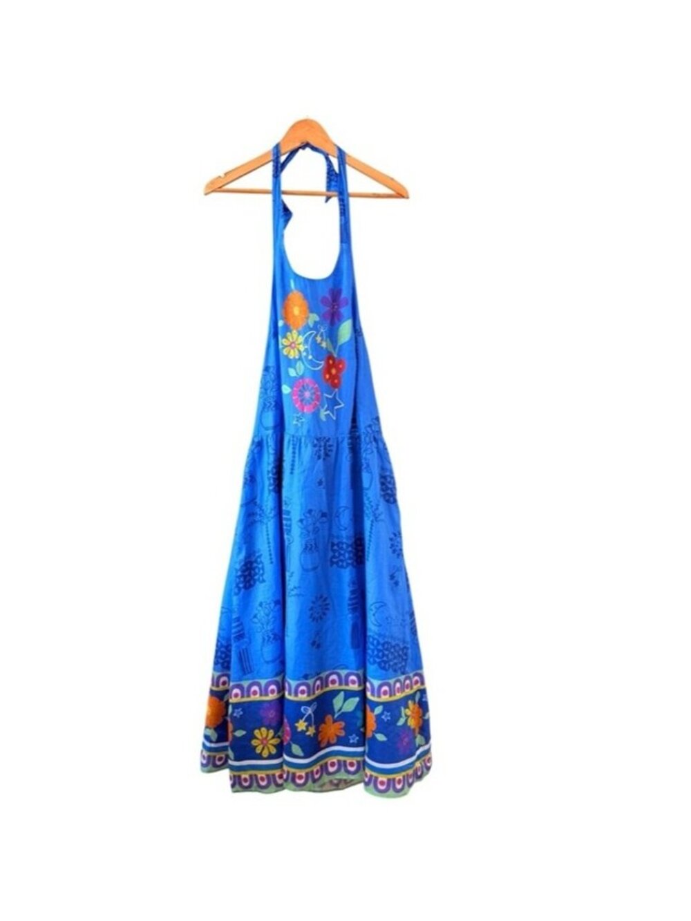 JOHNNY WAS JADE Zahar Tea Length Linen Dress Niccola Boho Print Size XL NEW - Picture 8 of 12